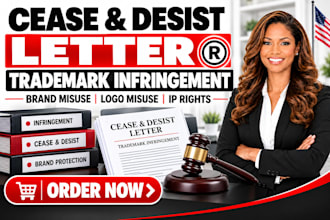 draft a trademark infringement cease and desist letter