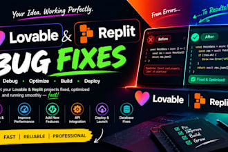 debug and fix lovable and replit apps