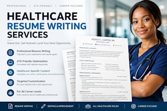 write you a tailored healthcare resume