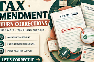amend tax returns and correct US tax filing errors