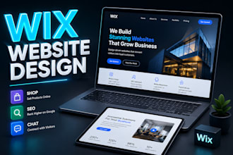 do custom wix website design and wix e commerce website redesign