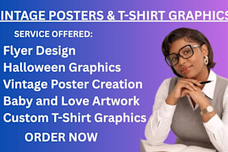 design vintage posters flyers baby spiritual spooky love halloween tshirt