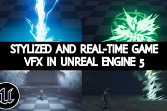 create realtime unreal vfx, visual effects, niagara particle system in ue5