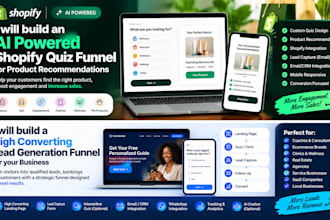 build an ai powered shopify quiz funnel email