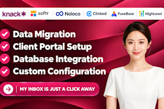 migrate client portals databases between knack softr noloco clinked fusebase ghl