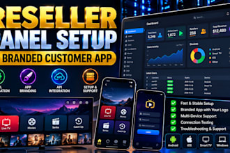 setup best reseller panel and configure a branded customer app