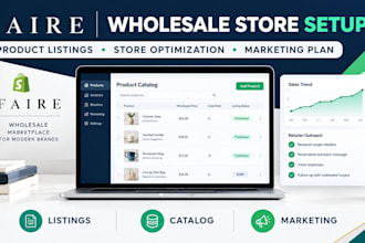 manage your faire wholesale store setup product listings SEO marketing strategy
