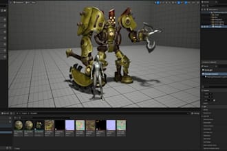 design 3d levels, environments and game ready assets