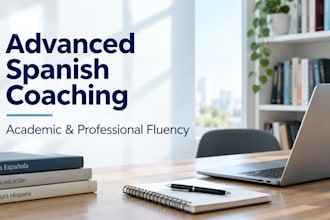 coach your spanish conversation and academic writing