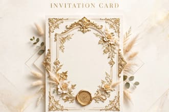 design luxury wedding invitations