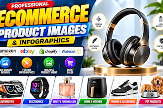 design ecommerce product images and infographics