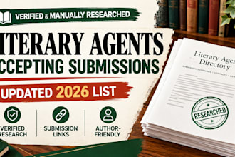 submit your book to top literary agent with a tailored query letter and synopsis