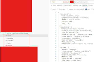 develop apis using java and sprint boot or dot net