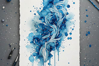 paint digital watercolour illustration