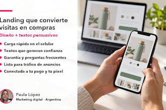 design a high converting sales landing page