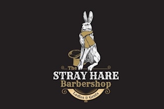 design custom barbershop salon business logo