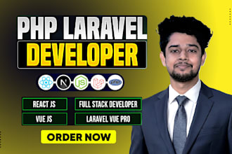 be your expert PHP laravel developer for web development