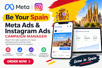 be your spain meta ads, instagram ads, spain facebook ads campaign manager