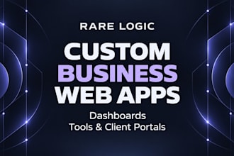 build a custom business web app dashboard or client portal