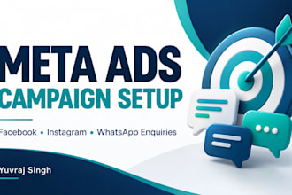 set up facebook and instagram ad campaigns for whatsapp enquiries