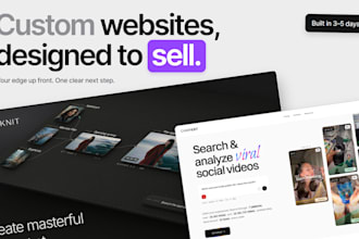 build a beautiful cro focused landing page or storefront