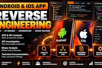 reverse engineer android and ios apps for analysis