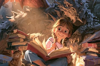 design children book cover,kids book illustration