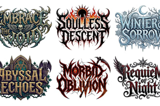 do psychedelic stoner desert metal vintage rock lettering