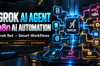 build grok bot grok ai agent and n8n ai automation
