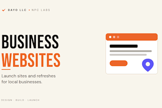 website design for local businesses custom fast mobile ready