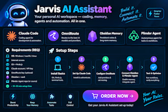 setup jarvis ai assistant claude code omniroute obsidian memory plimdor agent