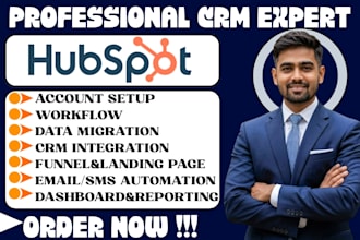 be your hubspot crm setup and workflow automation