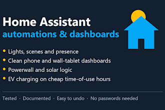 build home assistant automations and dashboards for your smart home