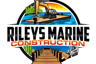 design a professional construction, building, and contractor logo