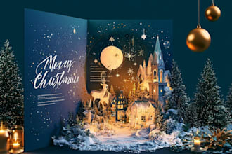 design christmas affirmation cards, motivational cards