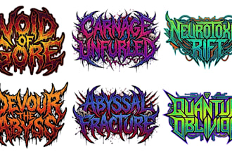do technical deathcore, brutal deathcore and slam metal logo