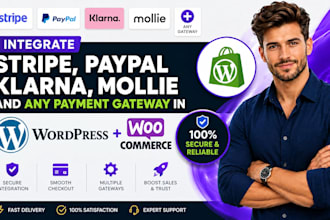 stripe, paypal, mollie, klarna apple pay in wordpress woocommerce checkout setup