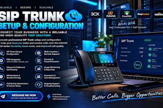 setup auto dailer sip trunk and sip trunk provider for inbound and outbound call