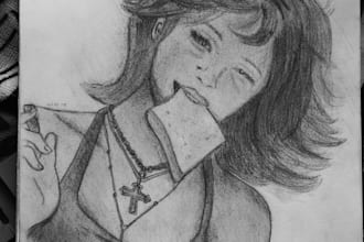 do sketch drawing that I very good at it