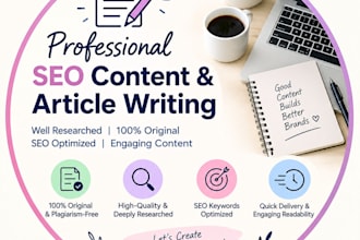 professional article and blog post