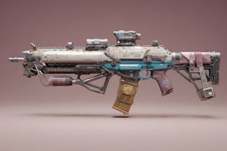 design your awesome weapon concept art