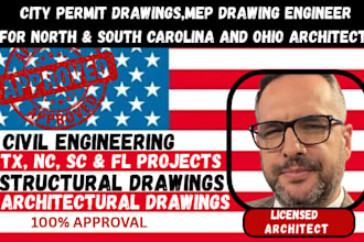 do permit drawings mep drawings for city permit as ohio south carolina architect