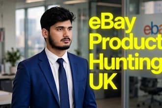 profitable ebay product hunting and winning product research for UK store