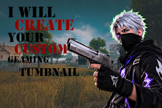 do gaming thumbnail for your youtube videos