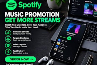 setup spotify music promote ads campaign for your spotify music artist growth