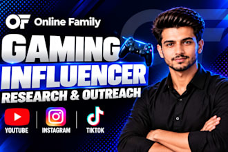 research gaming youtube influencers for sponsorships