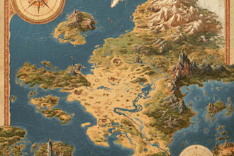 create fantasy, retro and vintage maps for board games