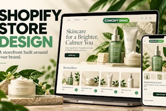 design a responsive shopify store for your brand