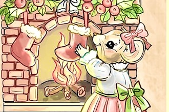 draw custom cozy sticker illustrations, cute characters, and sticker sheet desig