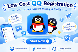 guide you through qq registration at a low price